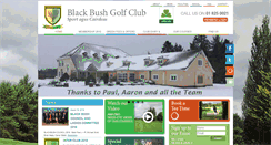 Desktop Screenshot of blackbushgolfclub.ie