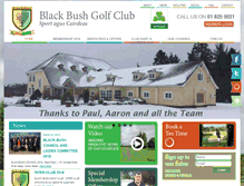 Tablet Screenshot of blackbushgolfclub.ie